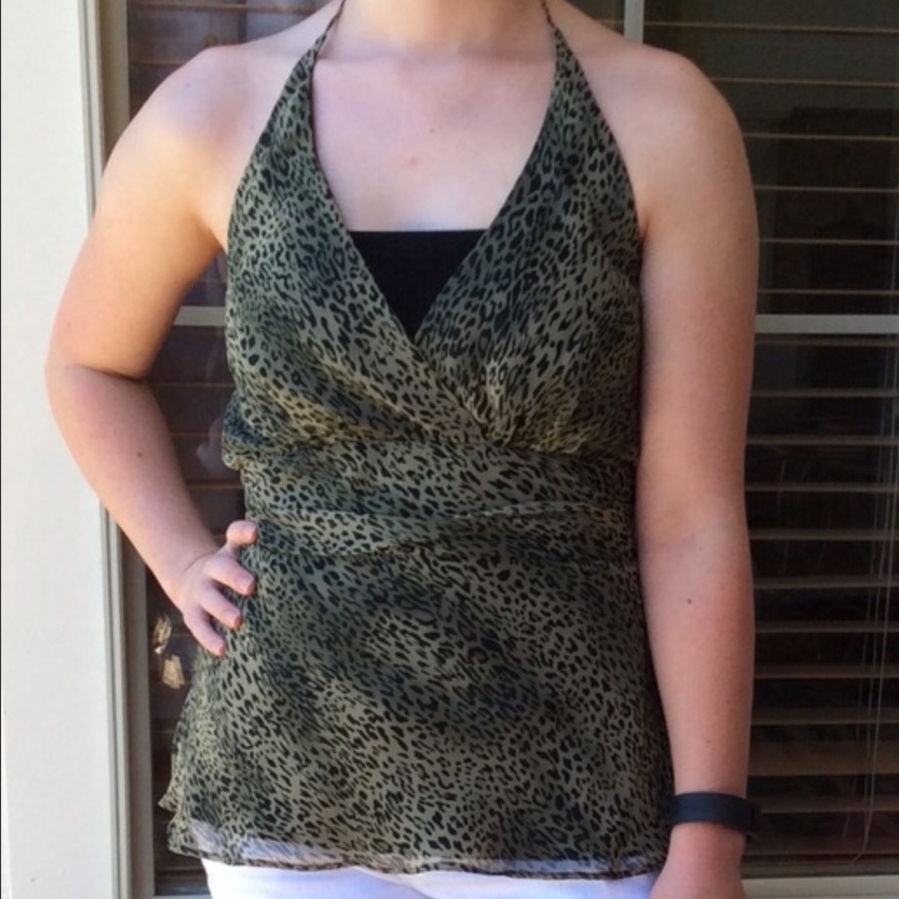 🔴ANIMAL PRINT HALTER🔴